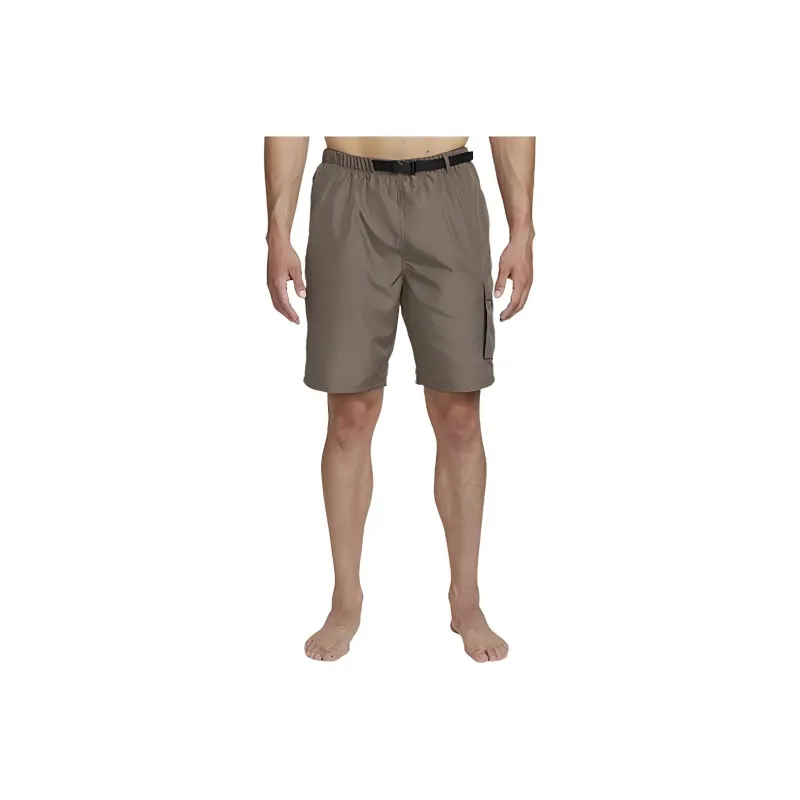 Nike Men 9 Packable Swim Trunks Grey Shorts Swimming Shorts Men's Brown-0