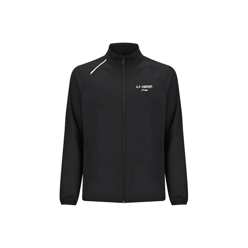 LiNing Trench Coat Unisex Black-0