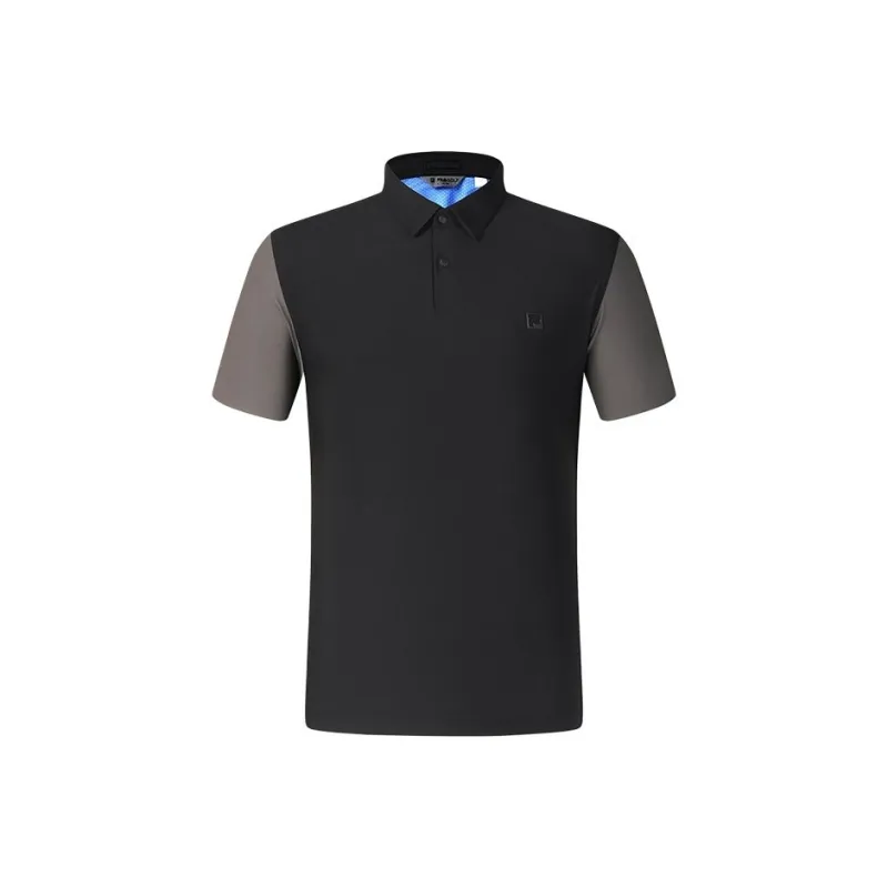 FILA Golf Series SS25 Polo Shirt Men's Pitch Black-0