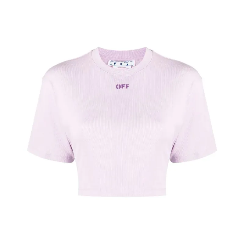 OFF WHITE FW22 Crop Tops Women's Pink-0