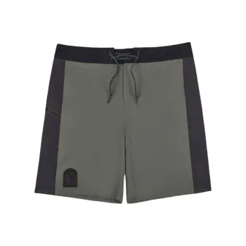 DECATHLON OLAIAN500 Collection Beach Shorts Men's Khaki Green