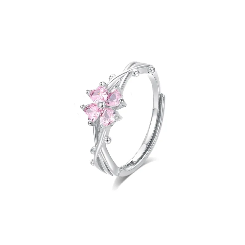 MISS TOOYA S999 Fine Silver Rings Women's-6