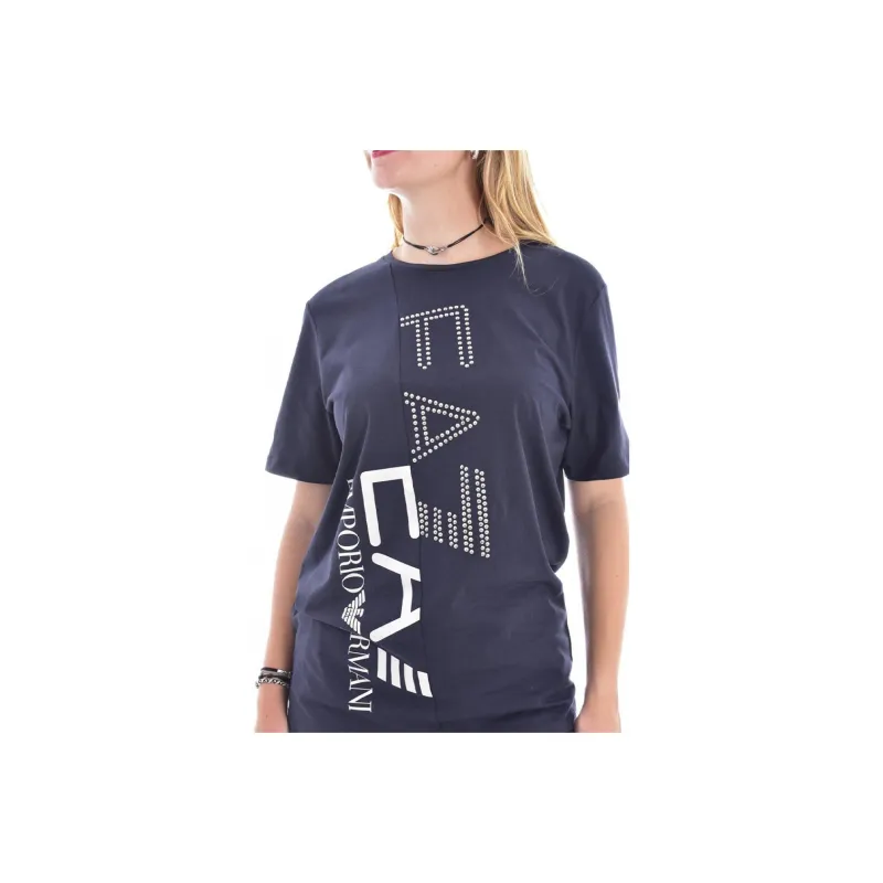 EMPORIO ARMANI EA7 SS23 T Shirt Women's Blue-0