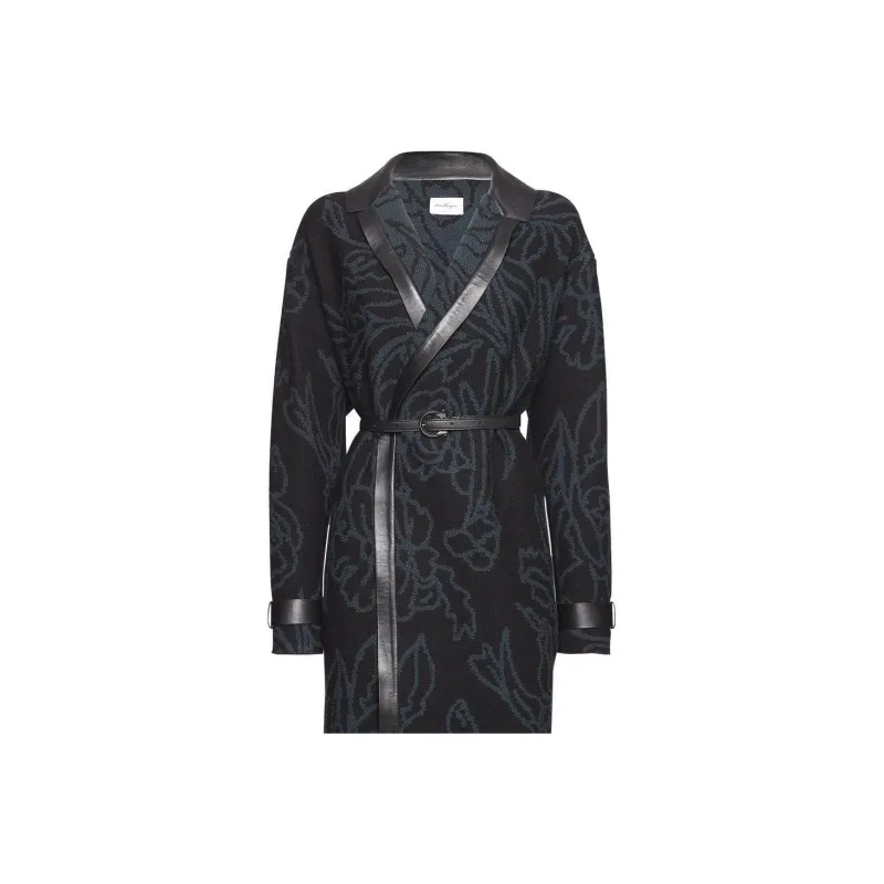 FERRAGAMO SS23 Coat Women's Black-3