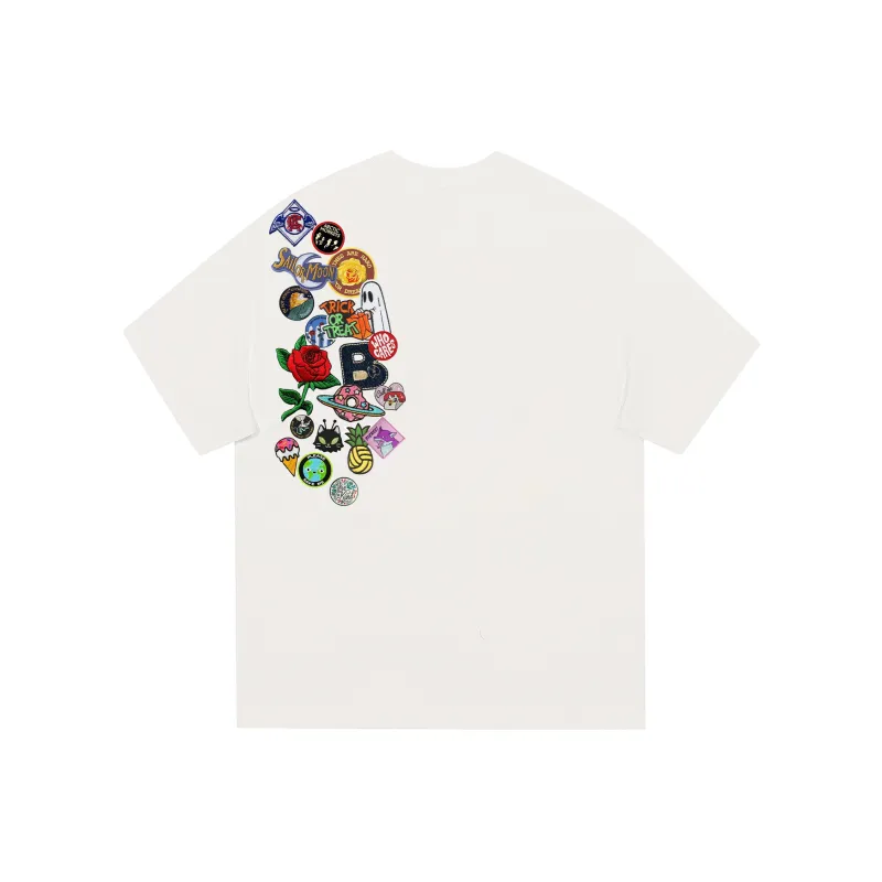 NEVER RULE Short Sleeved T Shirts Unisex White Heather Gray-3