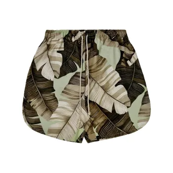 JUNGLE GURL Casual Shorts Unisex Yellow