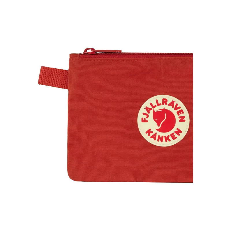 Fjallraven Kanken Cotton Document Bag, Storage Bag, Coin Purse, Card Holder, Clutch Regular Unisex Red-3