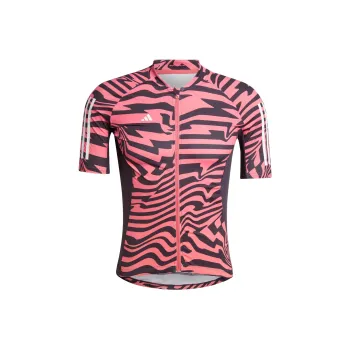 Adidas Free Shipping With AdiClub Essentials 3-Stripes Fast Zebra Cycling Jersey