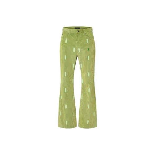 LOUIS VUITTON Lv X Park Seo-Bo Flared Corduroy Pants