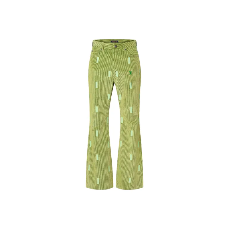 LOUIS VUITTON Lv X Park Seo Bo Flared Corduroy Pants-0