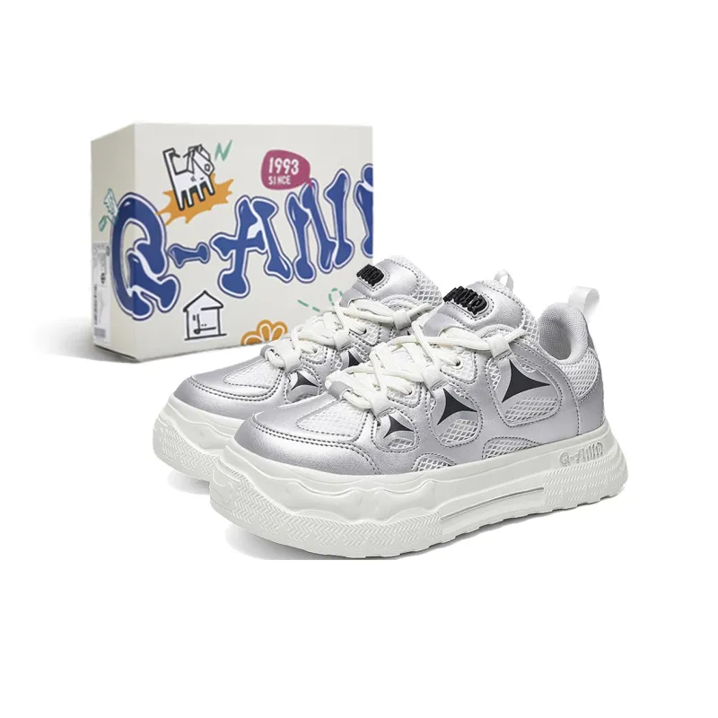 Q AND Slip Resistant Cushioning Abrasion Resistant Low Top Skateboard Shoes Unisex-6