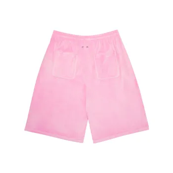 TEAM WANG Brushed effect Drawstring Bermuda Shorts