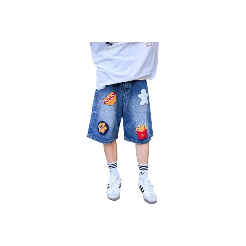 NEAR HERE Denim Shorts Unisex
