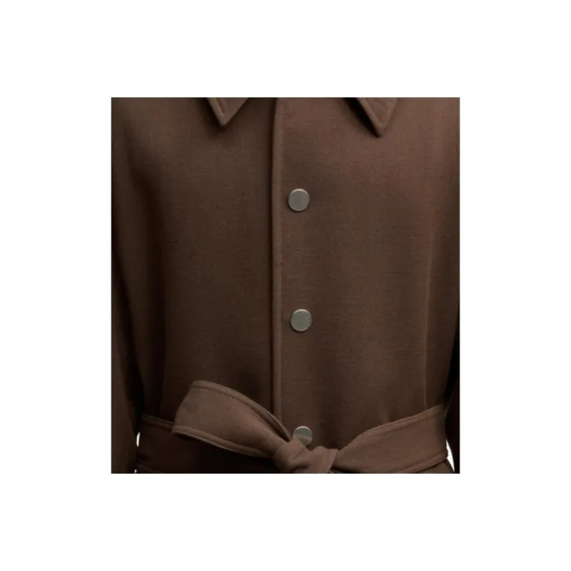 AMIPARIS Paris Belted Long Oversized Coat-4