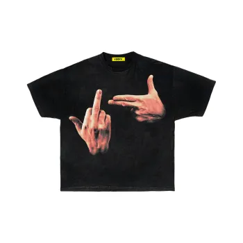 VXOXV T Shirt Unisex Vintage Black