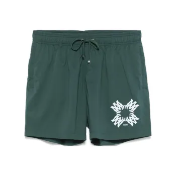 AMIRI Logo print Swim Shorts