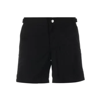 Alexander McQueen Straight Hem Pocketed Swim Shorts