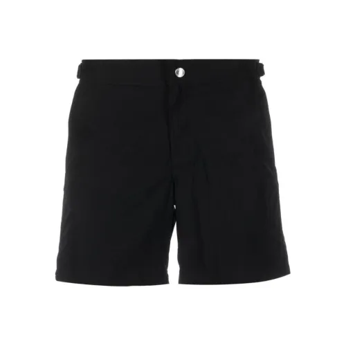 Alexander McQueen Straight Hem Pocketed Swim Shorts