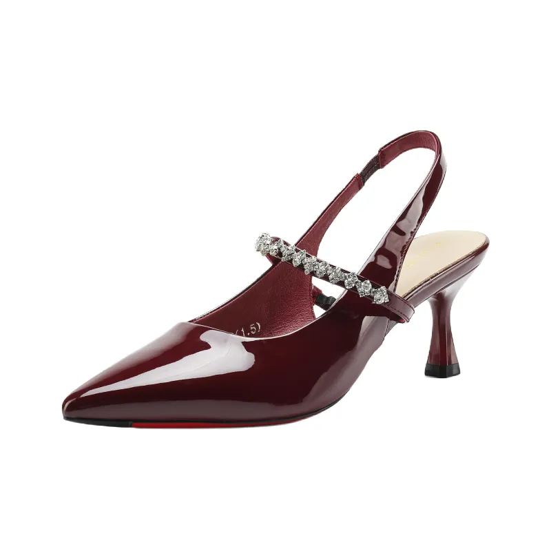 FIVE PLUS Slim Heel High Heels Women's-6