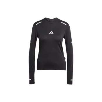 Adidas Free Shipping With AdiClub Ultimate Running Reflective Long Sleeve Tee