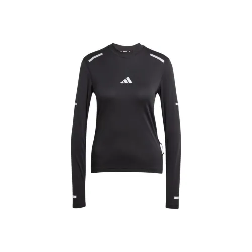 Adidas Free Shipping With AdiClub Ultimate Running Reflective Long Sleeve Tee
