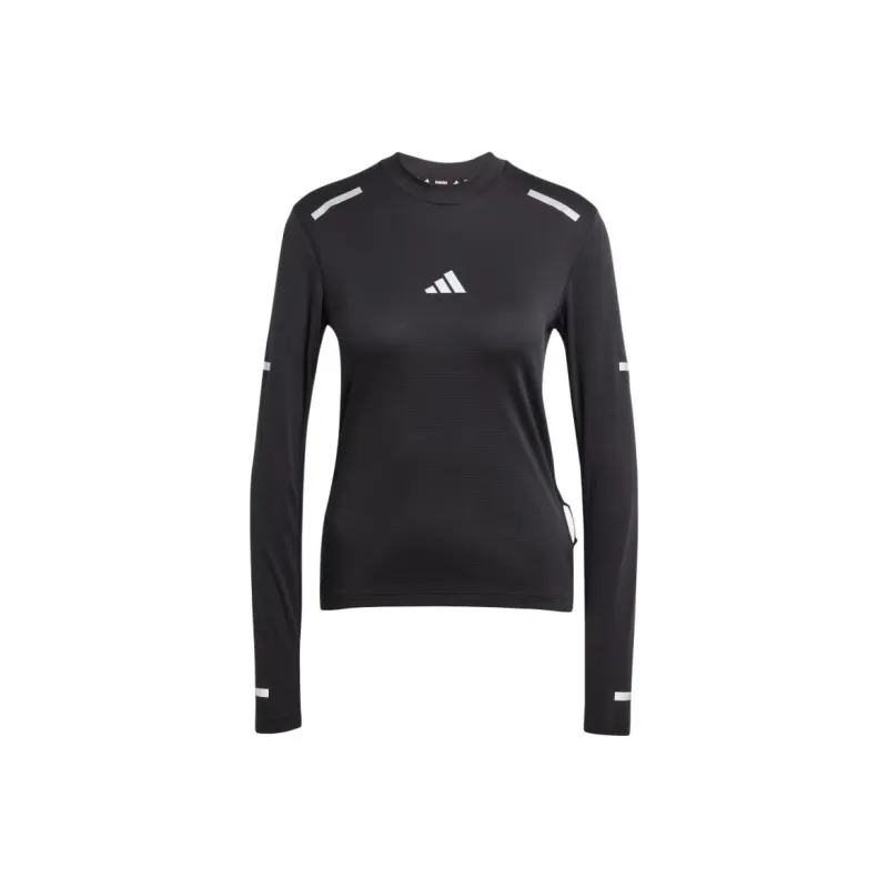 Adidas Free Shipping With AdiClub Ultimate Running Reflective Long Sleeve Tee-0