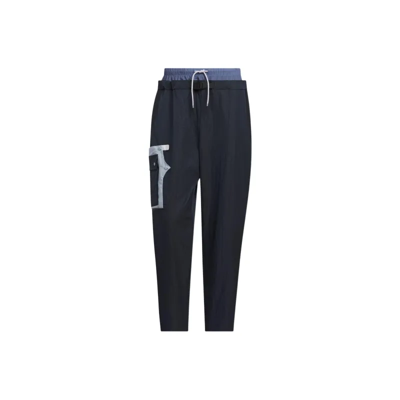 Adidas FOS FUTURE STYLE WOVEN JOGGERS Casual Pants Unisex Aurora Ink Blue/Bright White-0