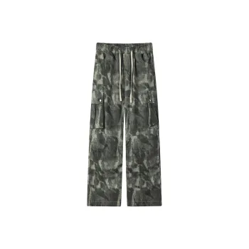 ALang Studio Casual Pants Unisex Tie dye Camouflage