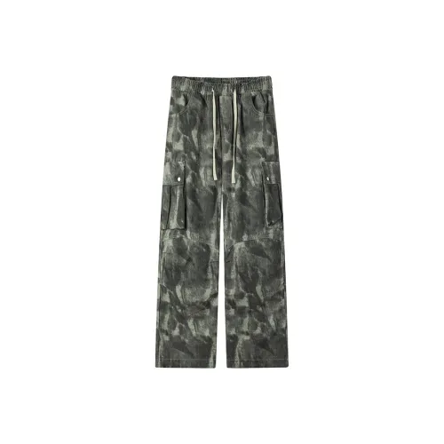 ALang Studio Casual Pants Unisex Tie dye Camouflage