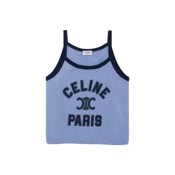 CELINE Tank Tops Women's Blue