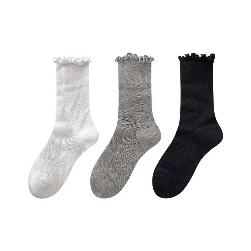 Top Melon Mid Calf Socks Women's Combo Set-30