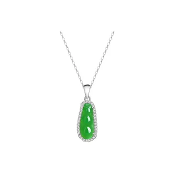 FR Chalcedony Necklaces Women's