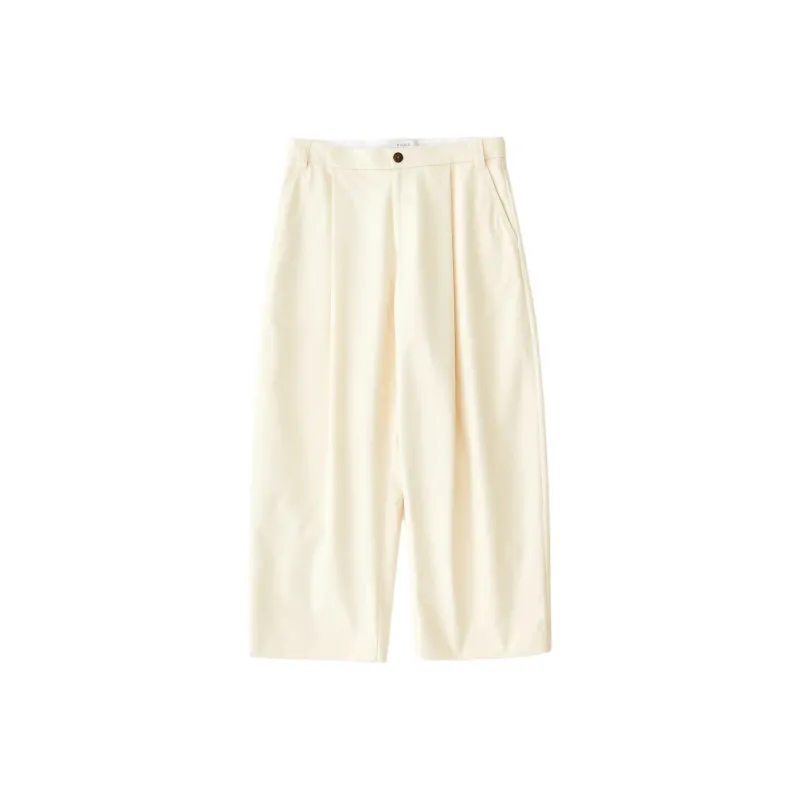 STUDIO NICHOLSON Casual Pants Men's Cream-0