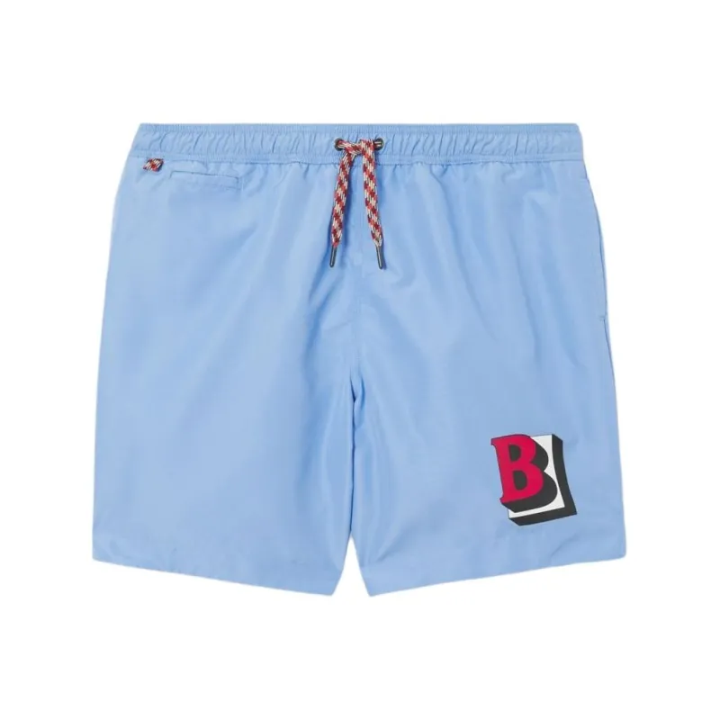 Burberry Swimming Shorts Men's Blue-0