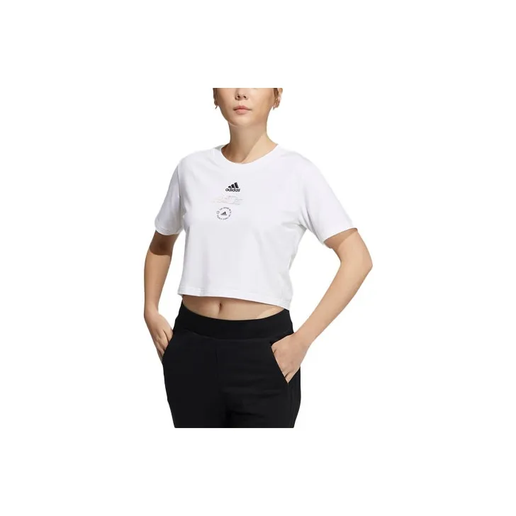 Adidas Crop Tops Women's White-0