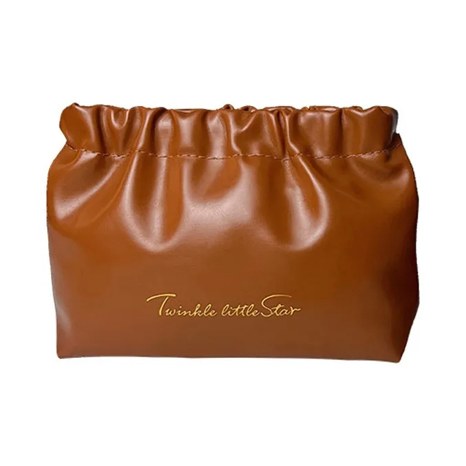 Sweet Pillow House Pleated Spring Clip Bag Make up Tools 2 Pcs-1