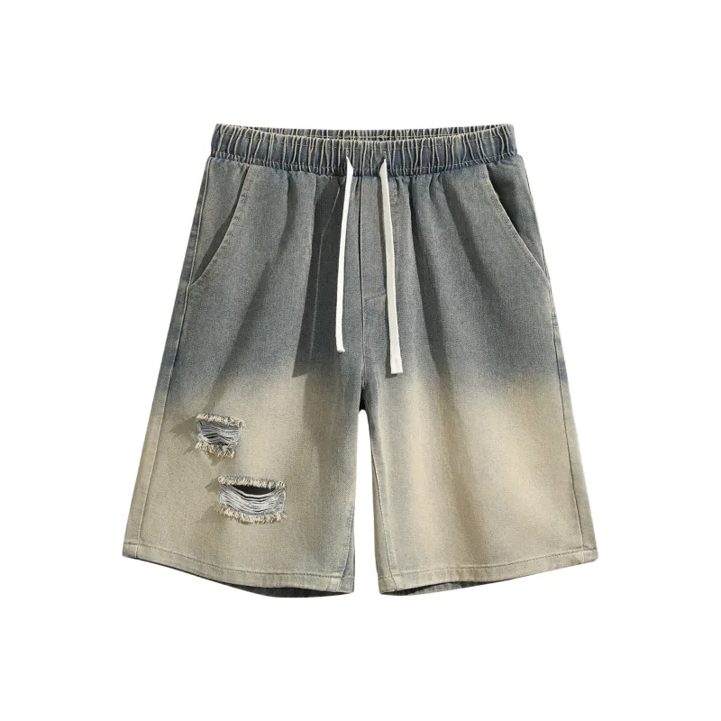 ZMOH Denim Shorts Unisex Couple's-7