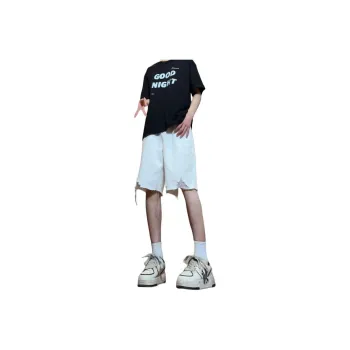 UNthemed Denim Shorts Unisex Black