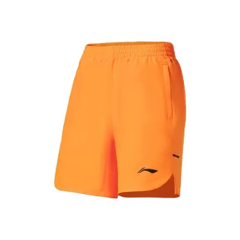 LINING Running Collection Sports Shorts Men Fluorescent Mango Orange