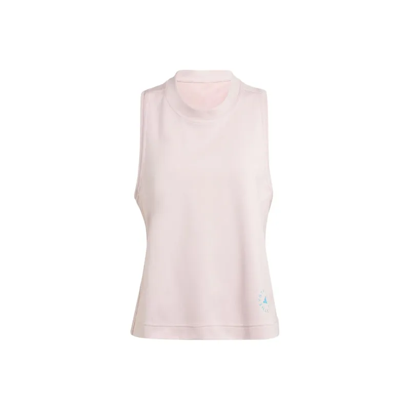 Adidas x Stella McCartney Logo Tank Top Tank Tops Women's Rose Pink-0