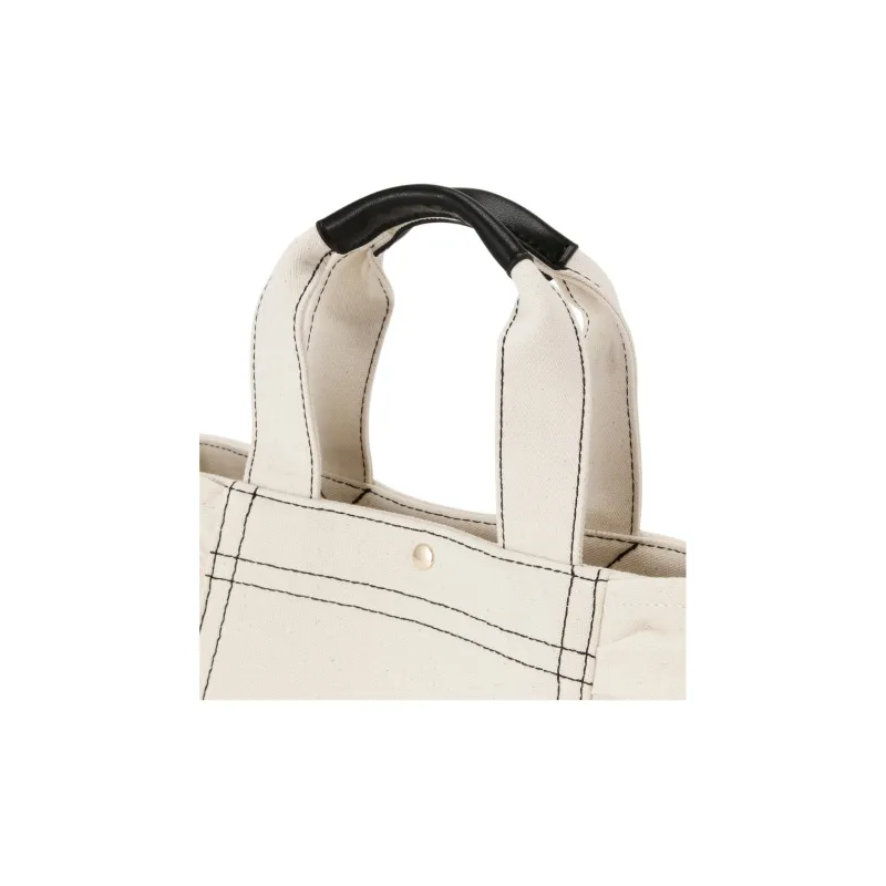JILL STUART Magnetic Closure Tote Bag, Shopping Bag, Handbag Small Size Women's White-2