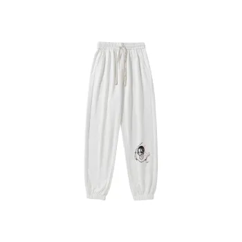 *EVAE+MOB Casual Pants Unisex White