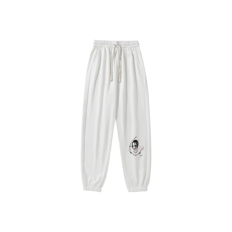 *EVAE+MOB Casual Pants Unisex White-0