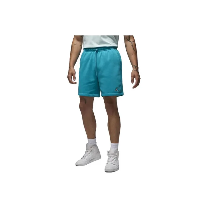 Jordan Brooklyn Fleece Casual Shorts Men's Aqua Blue-0