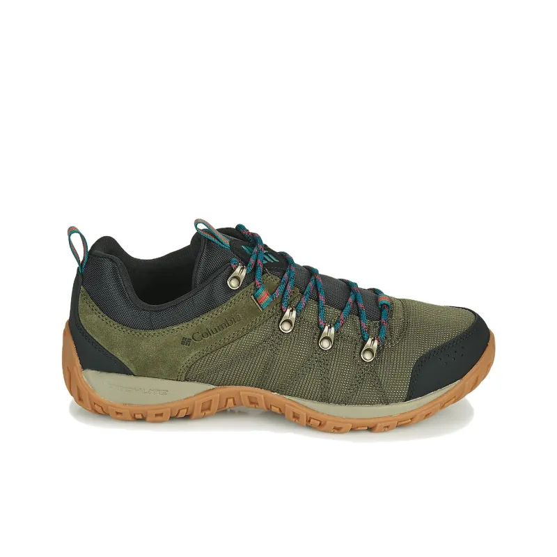 Columbia Anti Slip Wear Resistant Low Top Outdoor Shoes Men's Green-2