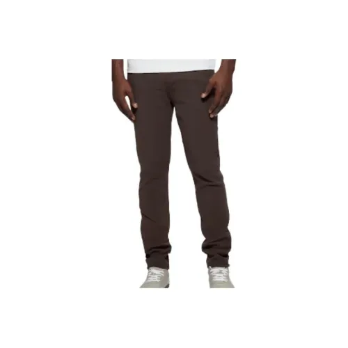 GUESS Color: Espresso Brown Multi Casual Pants Men's Brown