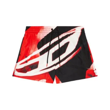 DIESEL Bmbx Ken 37 Logo print Swim Shorts