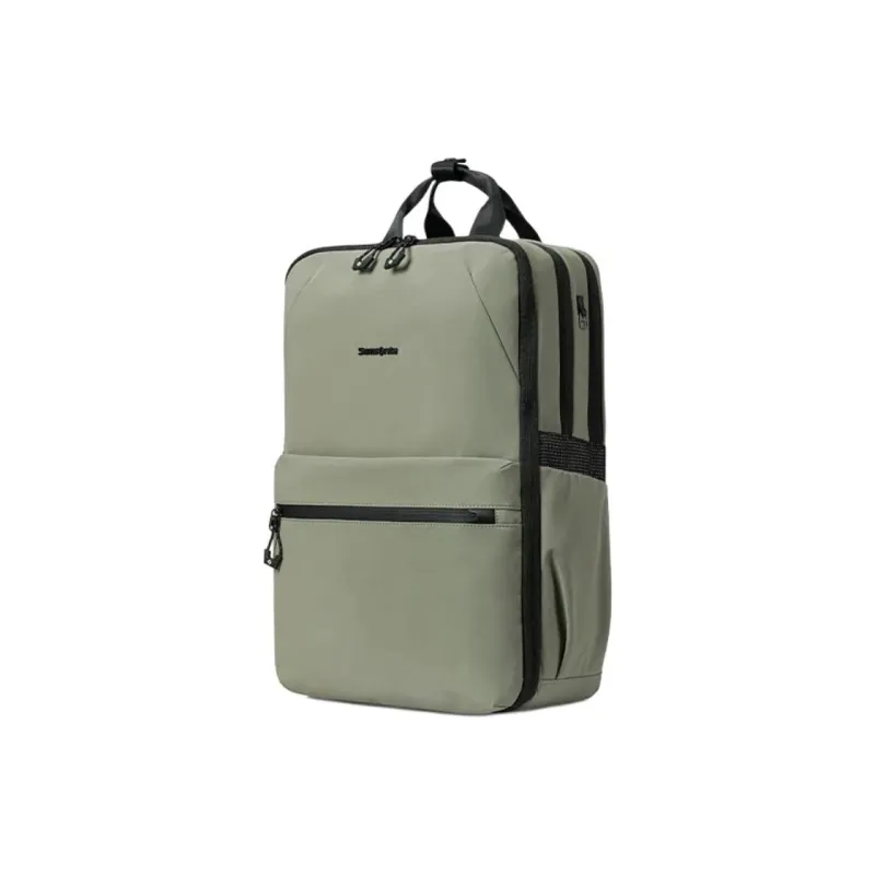 SAMSONITE Fabric Backpack Men's Green-1