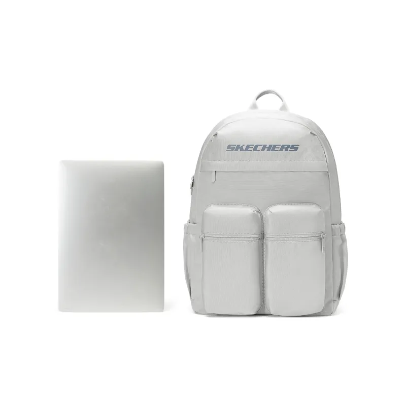 Skechers Fabric Backpack Regular Unisex Moon Gray-4