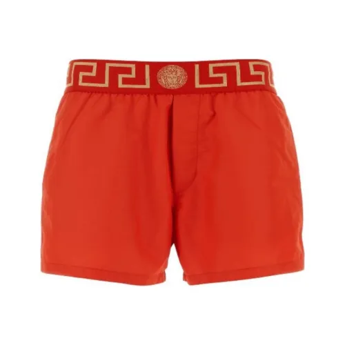 VERSACE Greca Border Elasticated Waistband Swim Shorts